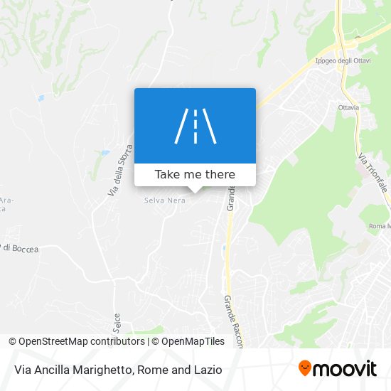 Via Ancilla Marighetto map