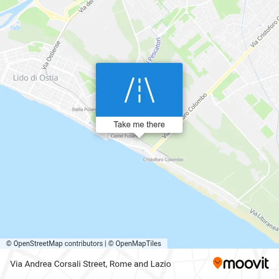 Via Andrea Corsali Street map