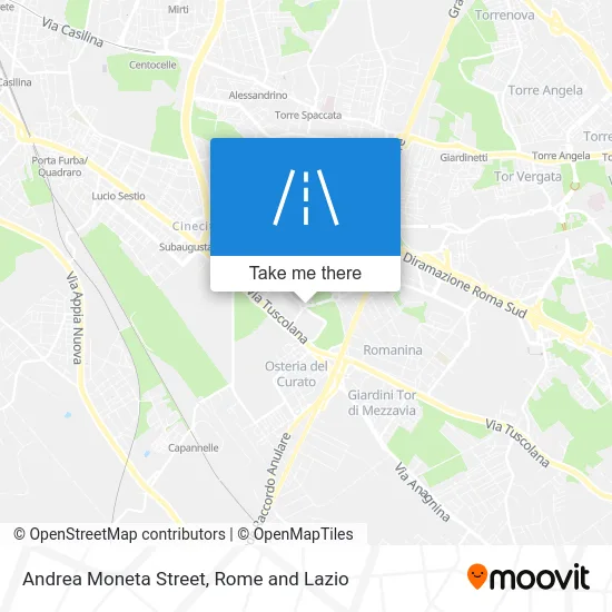 Andrea Moneta Street map