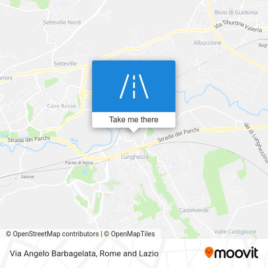 Via Angelo Barbagelata map