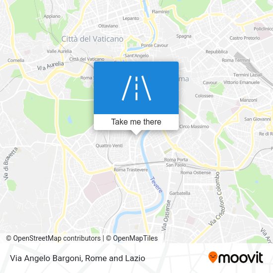 Via Angelo Bargoni map