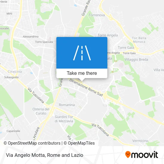 Angelo Motta Street map