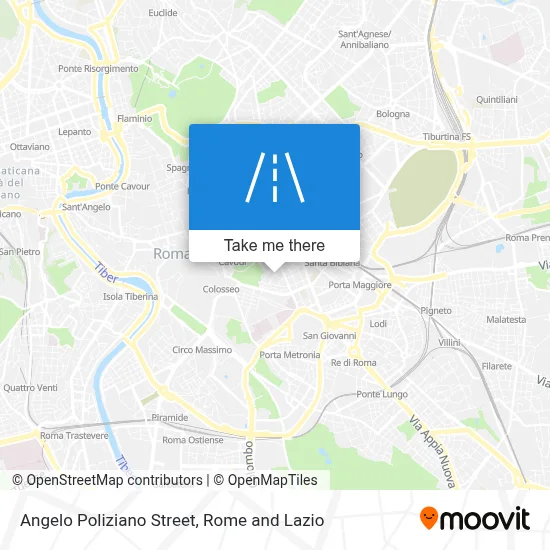 Angelo Poliziano Street map