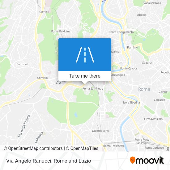 Via Angelo Ranucci map