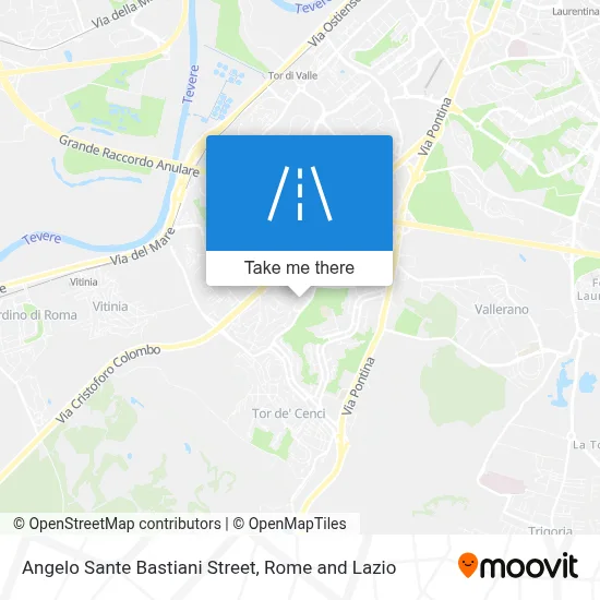 Angelo Sante Bastiani Street map