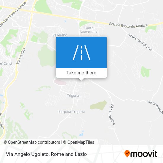 Via Angelo Ugoleto map