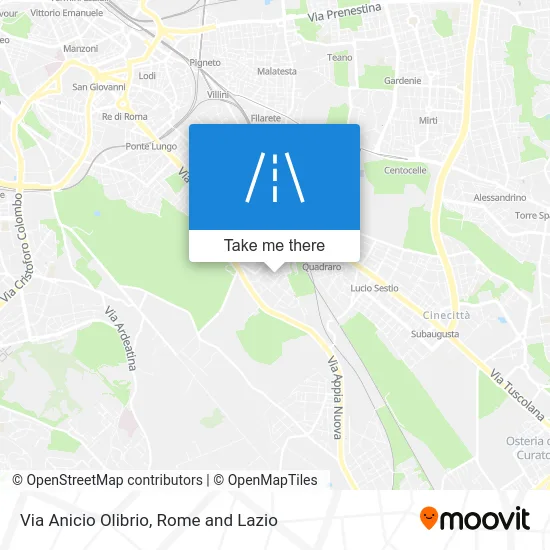 Anicio Olibrio Street map