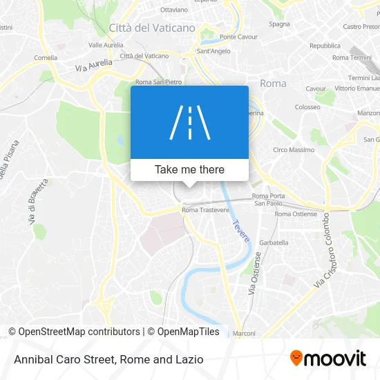 Annibal Caro Street map