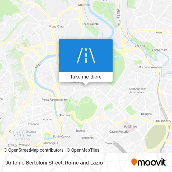 Antonio Bertoloni Street map