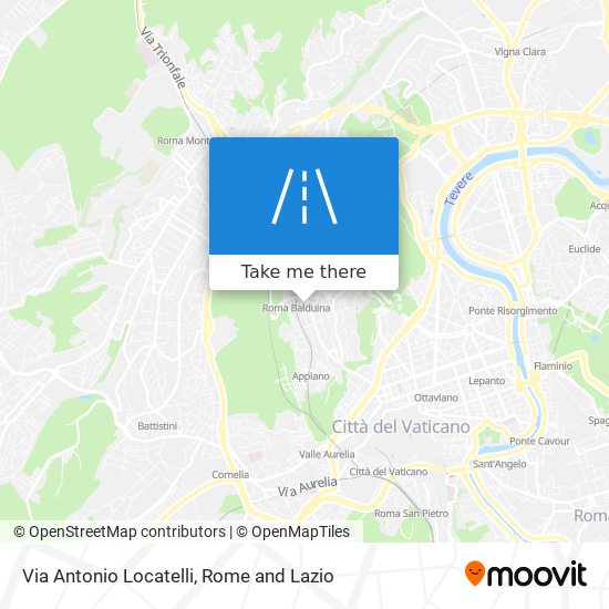 Via Antonio Locatelli map