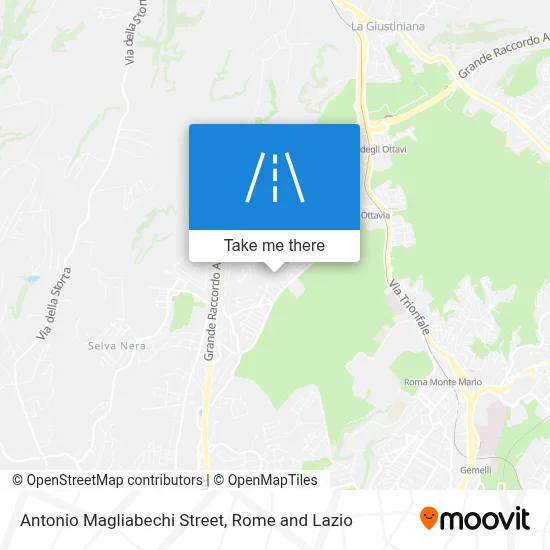 Antonio Magliabechi Street map