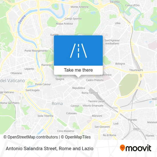 Antonio Salandra Street map