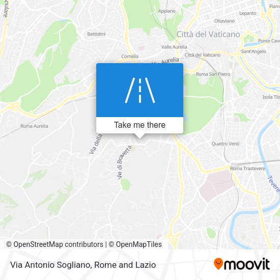 Via Antonio Sogliano map