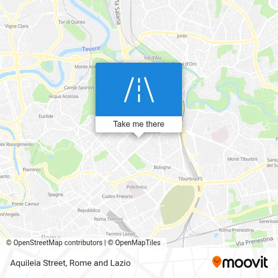 Aquileia Street map