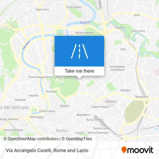 Arcangelo Corelli Street map