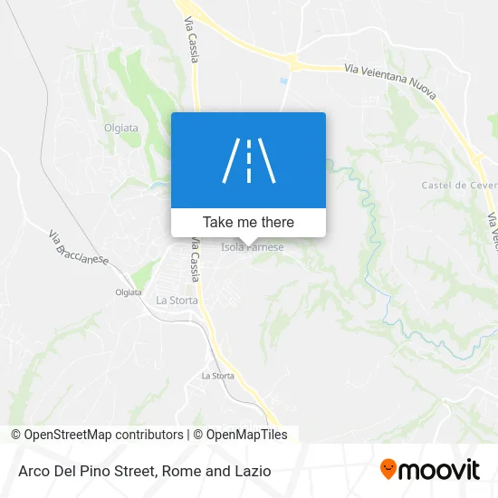 Arco Del Pino Street map