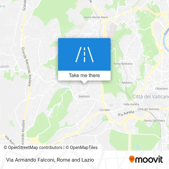 Armando Falconi Street map