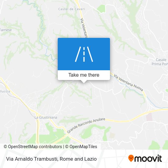 Via Arnaldo Trambusti map