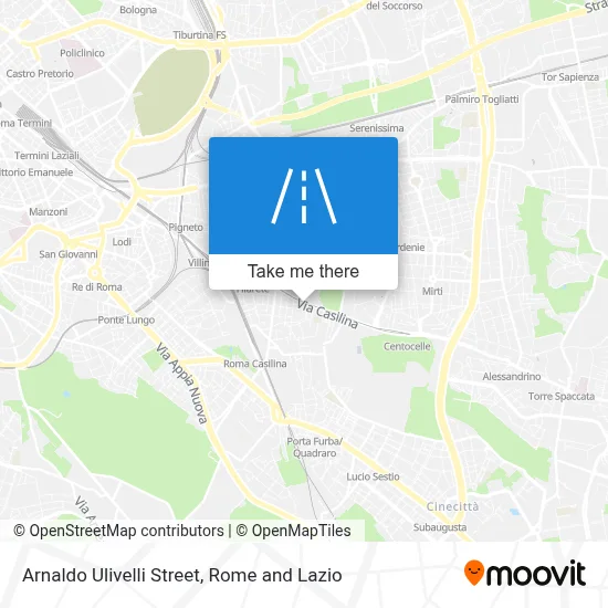 Arnaldo Ulivelli Street map