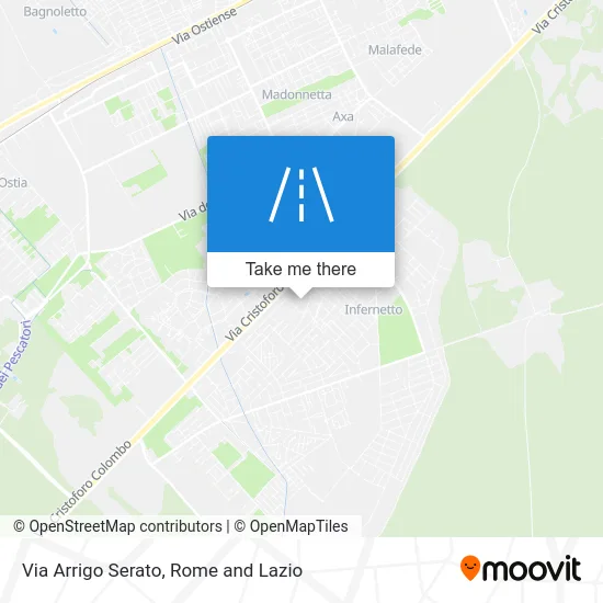 Arrigo Serato Street map