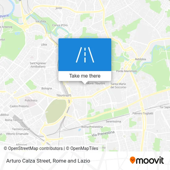 Arturo Calza Street map