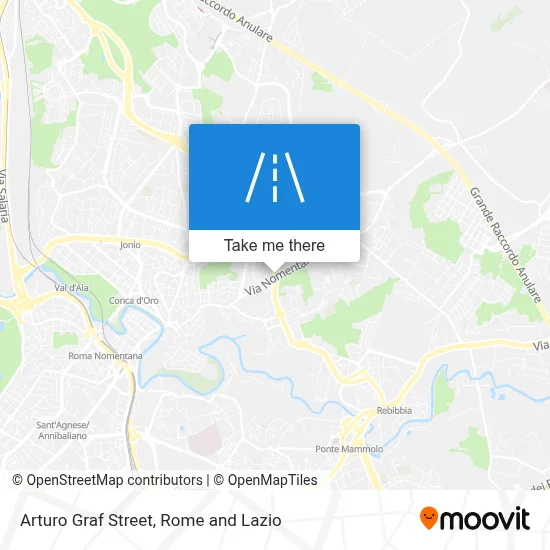 Arturo Graf Street map