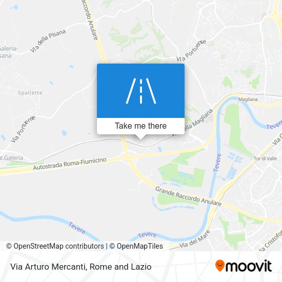 Via Arturo Mercanti map
