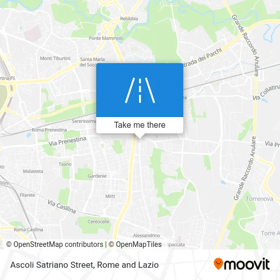 Ascoli Satriano Street map