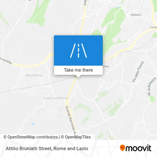 Attilio Brunialti Street map