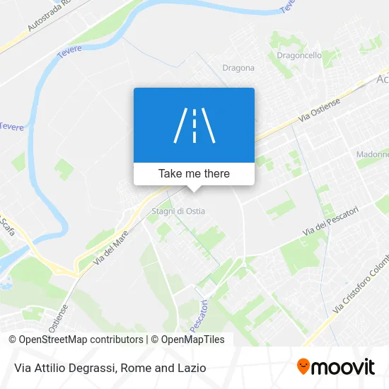 Attilio Degrassi Street map