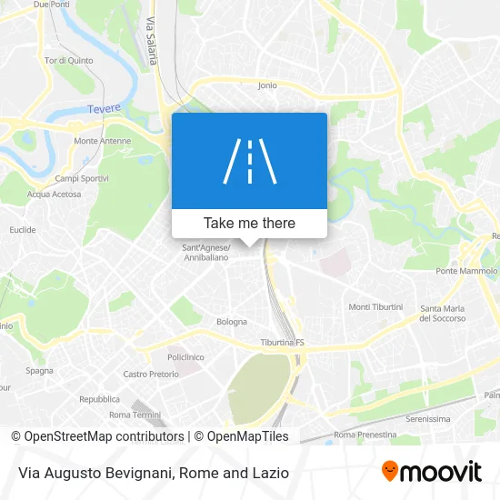 Augusto Bevignani Street map
