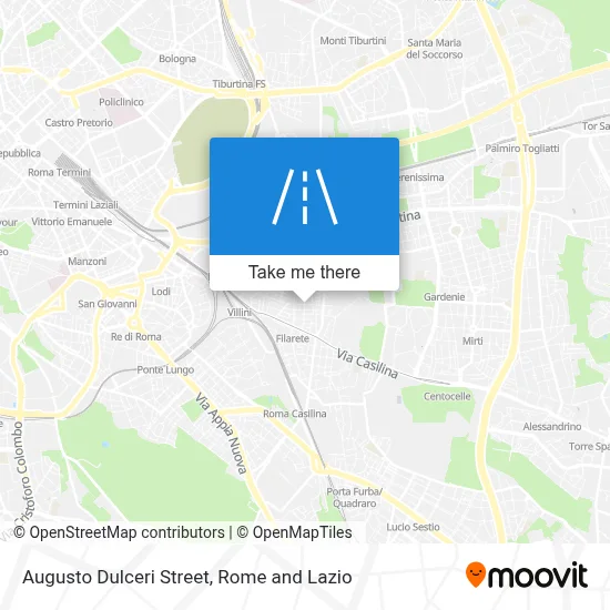 Augusto Dulceri Street map