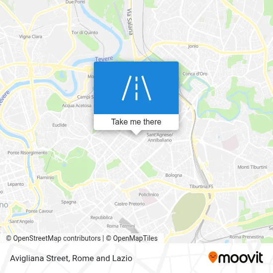 Avigliana Street map