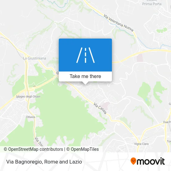 Bagnoregio Street map