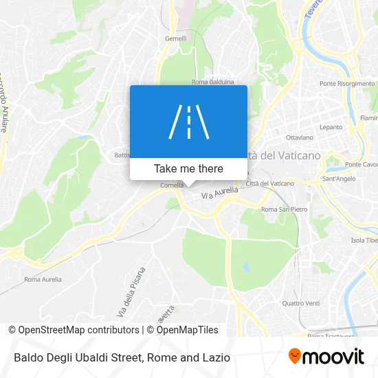 Baldo Degli Ubaldi Street map