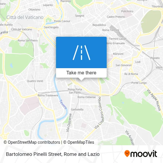 Bartolomeo Pinelli Street map