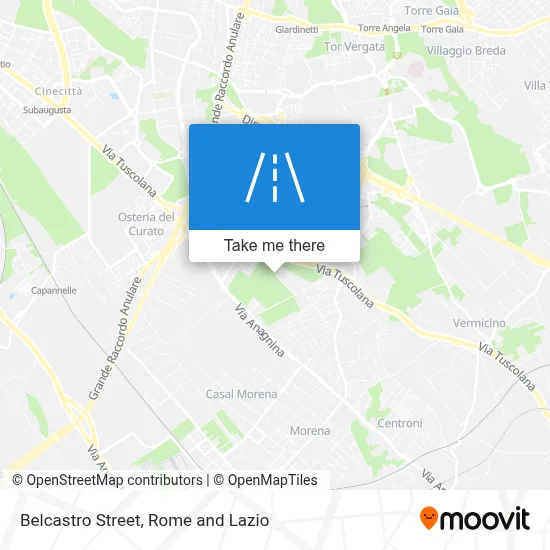 Belcastro Street map