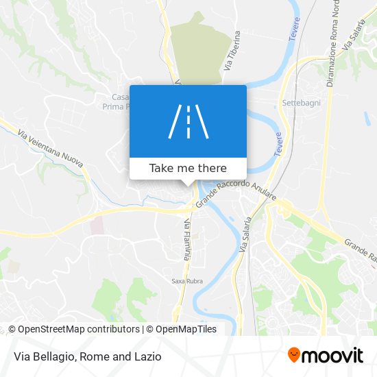 Via Bellagio map