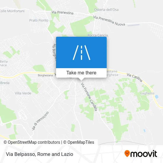 Belpasso Street map
