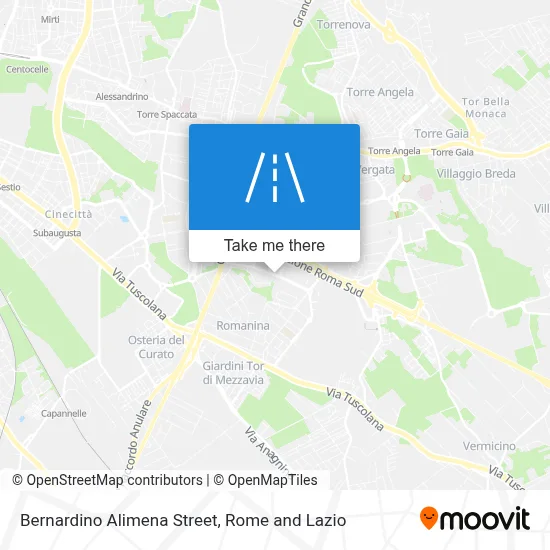 Bernardino Alimena Street map