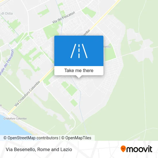 Besenello Street map