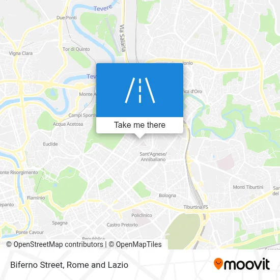 Biferno Street map