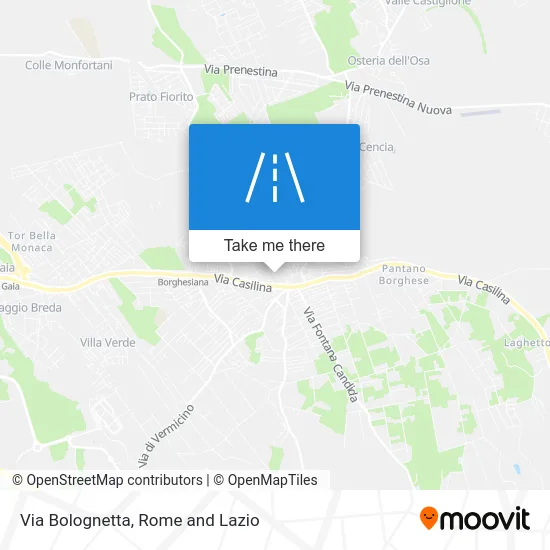 Bolognetta Street map