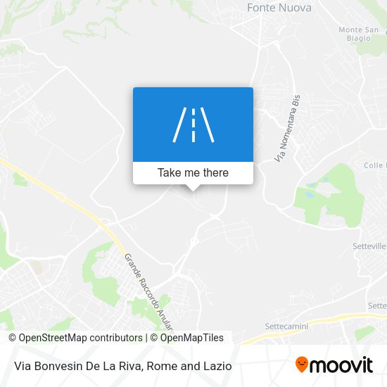 Via Bonvesin De La Riva map