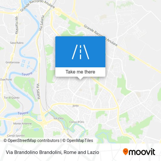 Via Brandolino Brandolini map