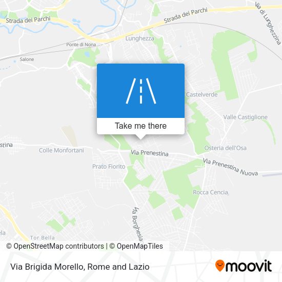 Via Brigida Morello map