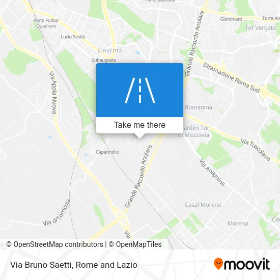 Bruno Saetti Street map