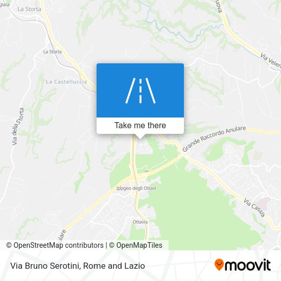 Via Bruno Serotini map