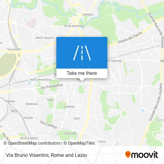 Bruno Visentini Street map