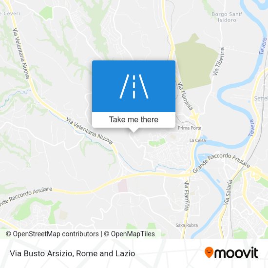 Via Busto Arsizio map